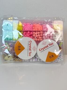 UnityStar Unicorn Jewelry Making Kit Girls DIY Bracelet Beads Charms New Sealed